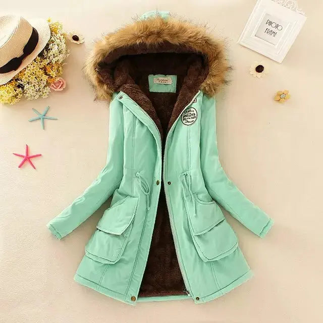 Parka Douillette à Capuche pour Femmes