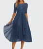 Robe Midi Évasée en Dentelle pour Femme | Idéale pour le Quotidien