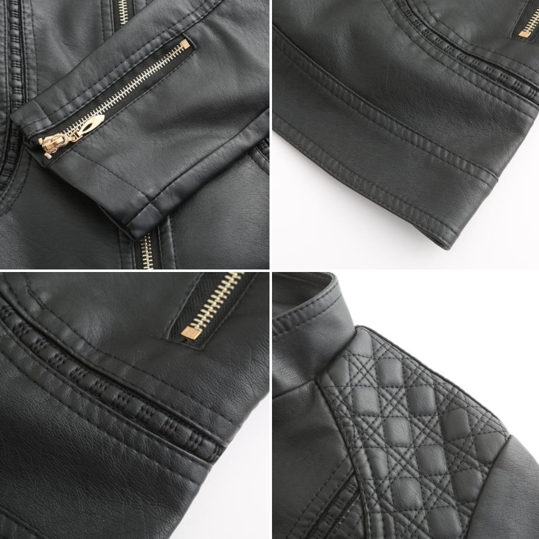 Veste en Cuir Vegan Élégante pour Femmes