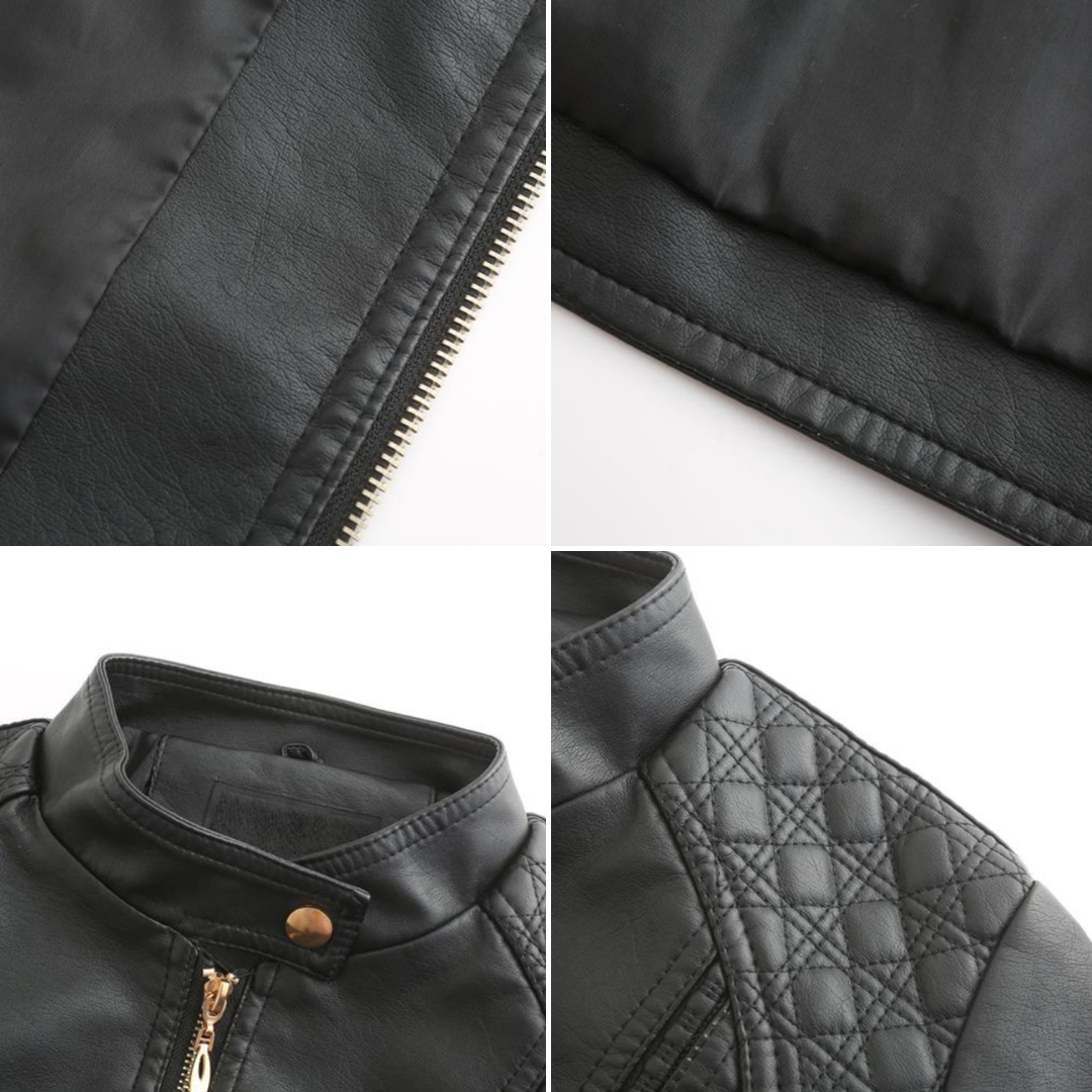 Veste en Cuir Vegan Élégante pour Femmes