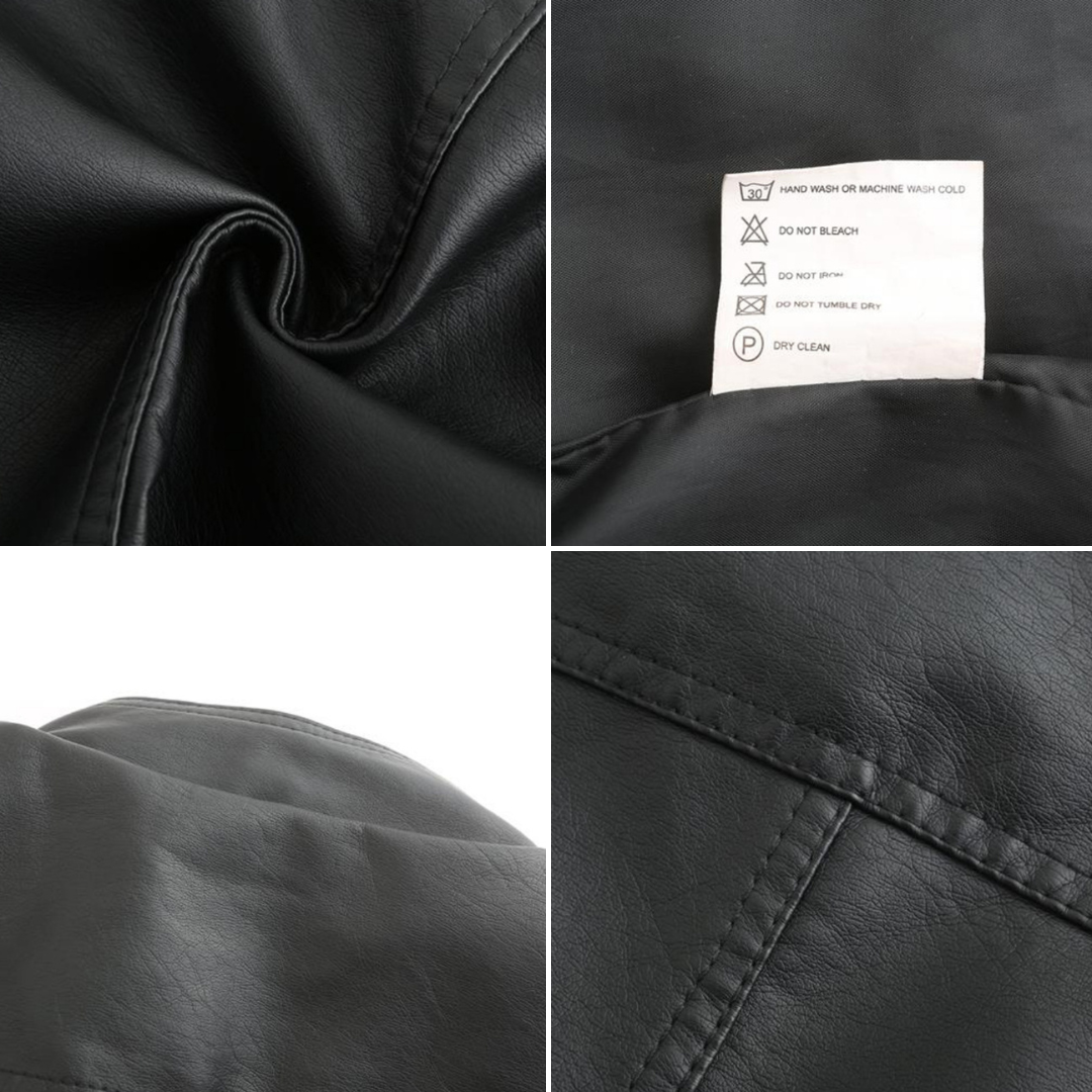 Veste en Cuir Vegan Élégante pour Femmes