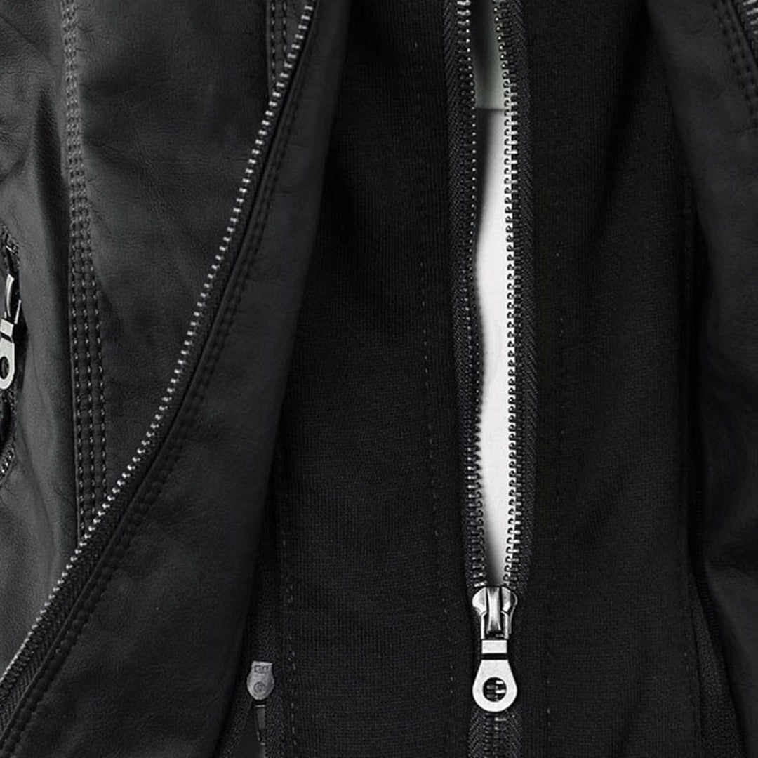 Veste en Cuir Résistante aux Intempéries pour Femmes