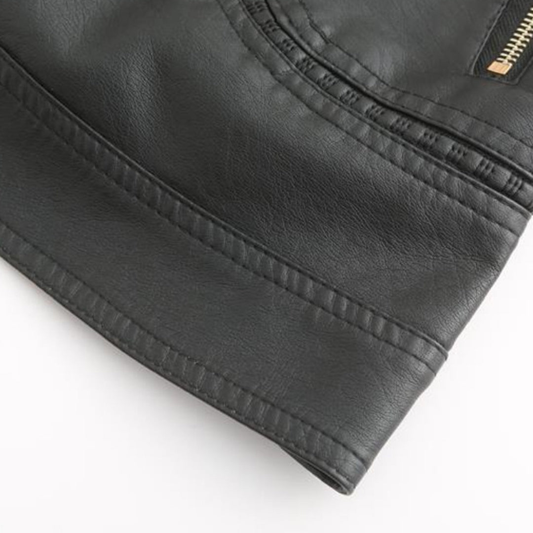 Veste en Cuir Vegan Élégante pour Femmes