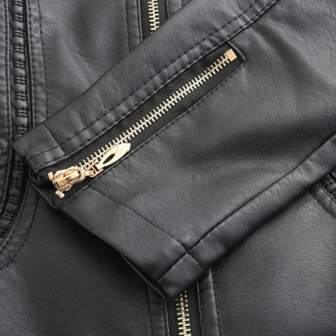 Veste en Cuir Vegan Élégante pour Femmes