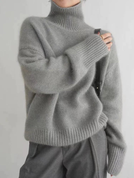 Pull Col Roulé Classique pour Femmes