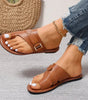 Sandales Confortables avec Détails Métalliques pour Femmes