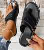 Sandales Confortables avec Détails Métalliques pour Femmes