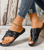 Sandales Confortables avec Détails Métalliques pour Femmes