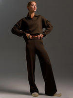 Ensemble Pantalon à Col Polo pour Femmes