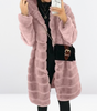 Manteau d'Hiver Elégant à Capuche pour Femmes