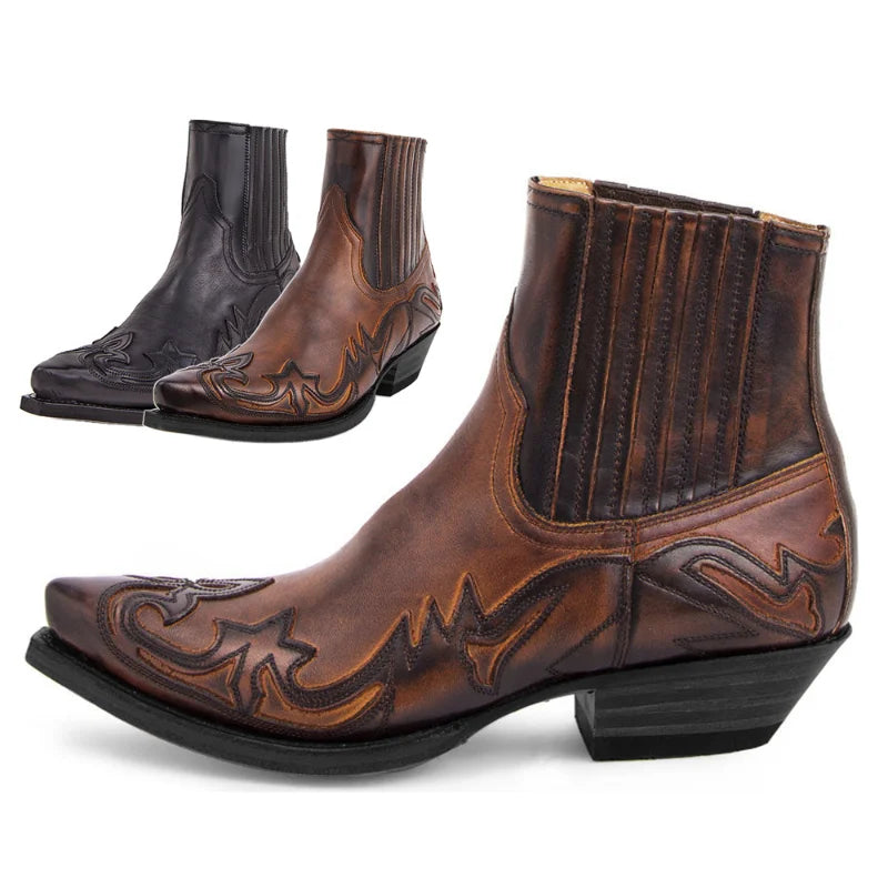 Bottes de Cowboy Mi-Mollet pour Femmes