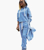 Ensemble Sweat à Capuche et Jogger pour Femmes