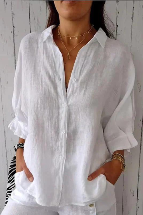 Chemise en Lin et Coton pour Femme