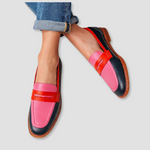 Mocassins Classiques Multicolores pour Femme | Idéaux pour le Quotidien et Vacances