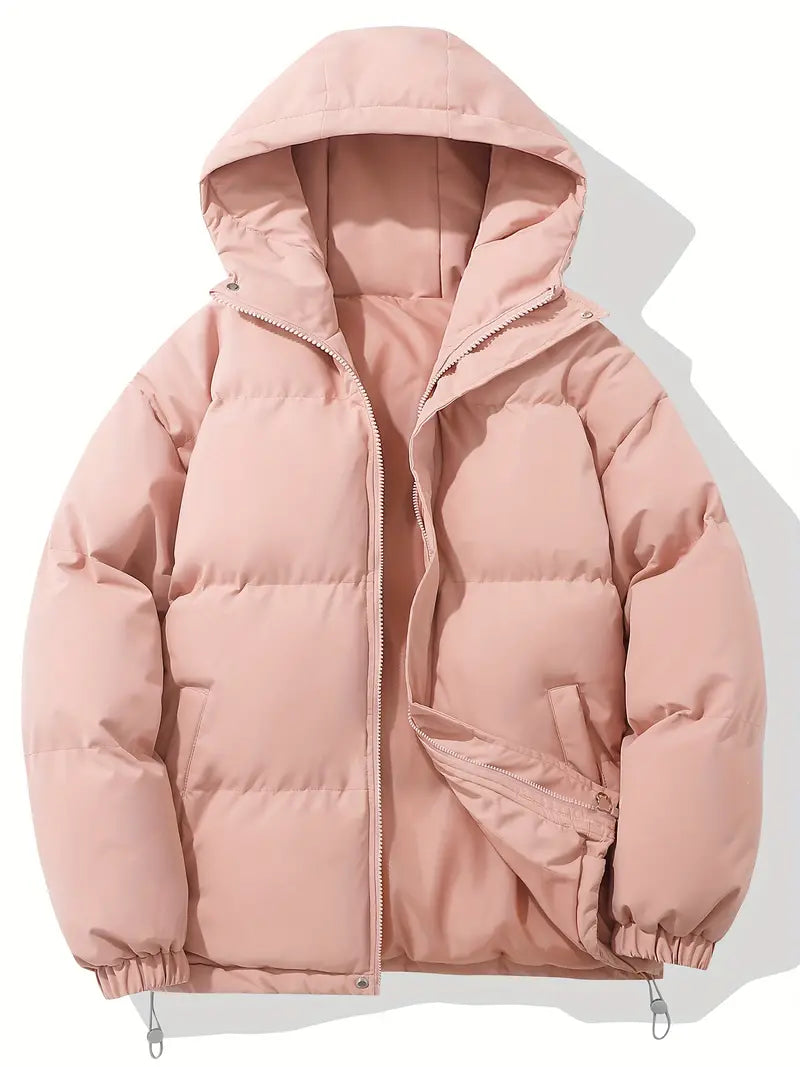 Manteau d'Hiver Élégant avec Capuche pour Femmes