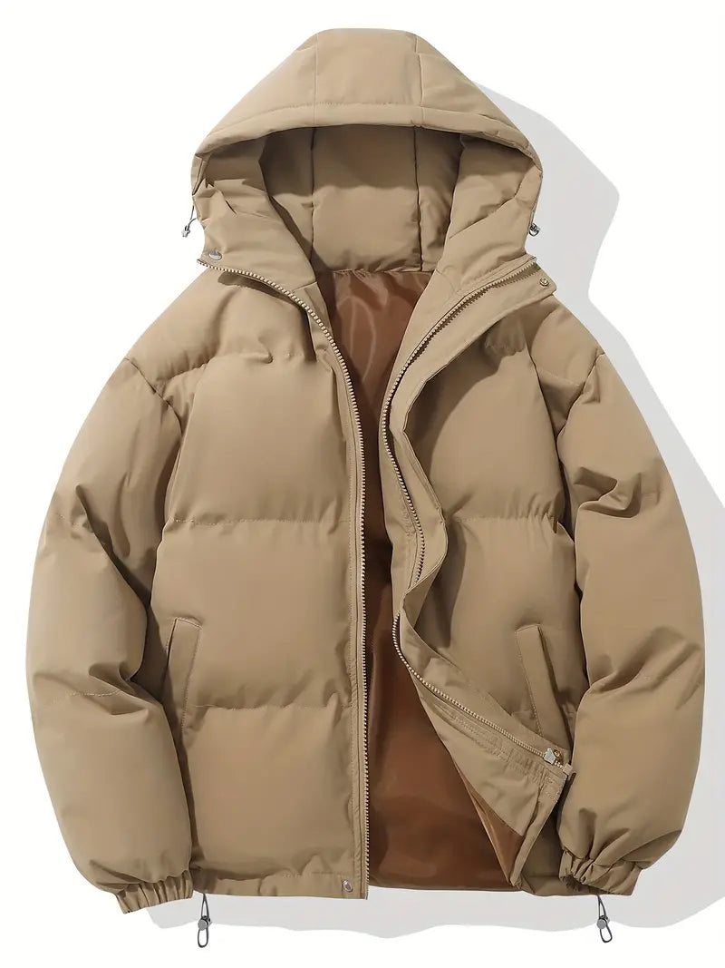 Manteau d'Hiver Élégant avec Capuche pour Femmes