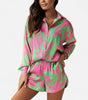Ensemble Chemise Boutonnée et Shorts pour Femme