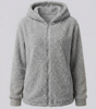 Veste Polaire Teddy à Capuche pour Femme