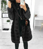 Manteau Long en Fausse Fourrure Pour Femmes