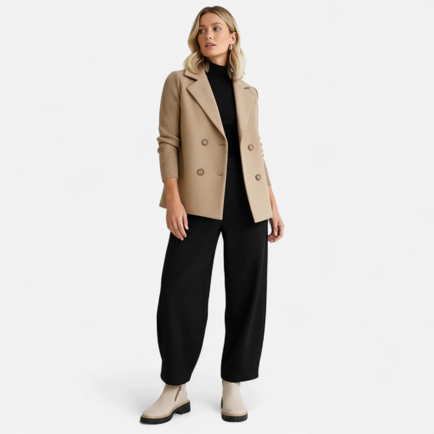 Bottines courtes à semelle crantée pour femmes