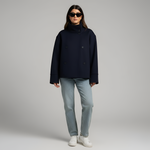 Veste courte en laine mélangée pour Femme