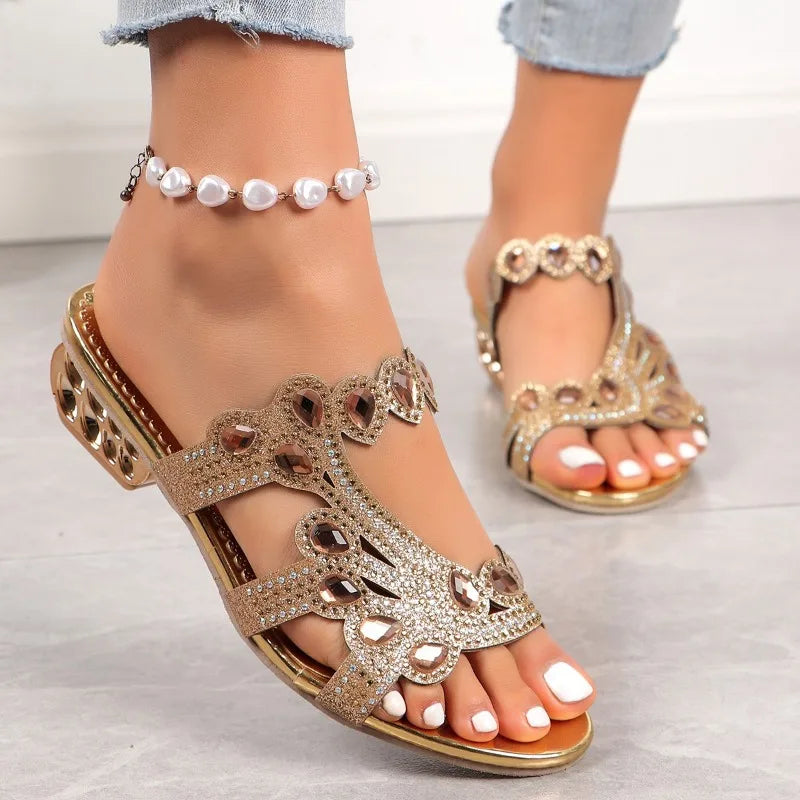 Sandales Élegantes avec Bandes Ajustables pour Femmes