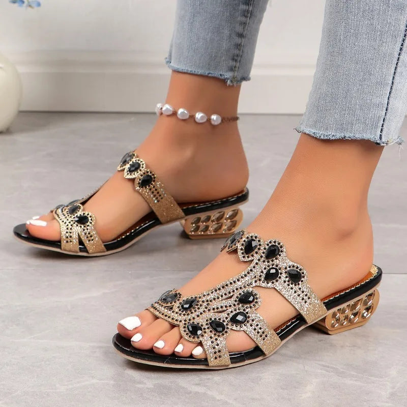 Sandales Élegantes avec Bandes Ajustables pour Femmes