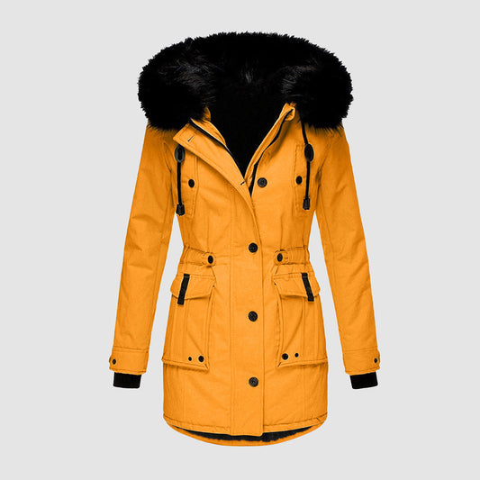 Veste Matelassée Imperméable avec Capuche pour Femmes