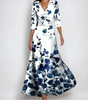 Robe longue imprimée pour femmes