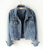 Veste en Jean Perles Stylées pour Femmes