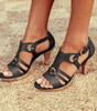 Sandales Élégantes à Talons Ouverts pour Femmes
