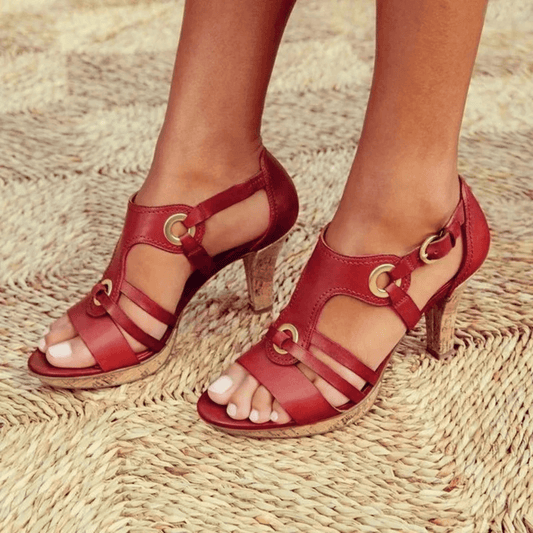 Sandales Élégantes à Talons Ouverts pour Femmes