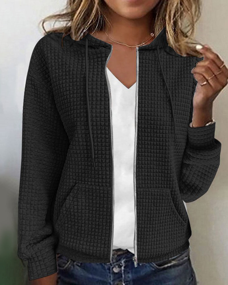 Sweat à Capuche Zippé pour Femmes