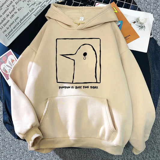 Hoodie Oversized Goodnight Punpun pour Femmes