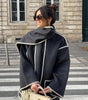 Manteau Long Matelassé d'Hiver pour Femmes