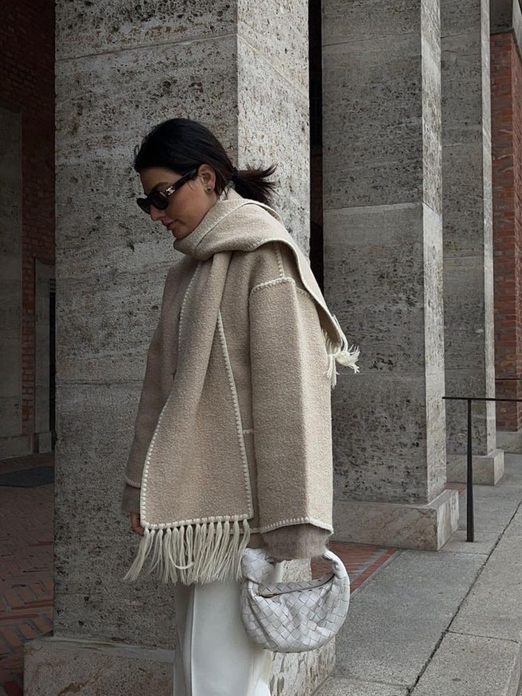 Manteau Long Matelassé d'Hiver pour Femmes