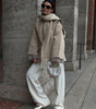 Manteau Long Matelassé d'Hiver pour Femmes