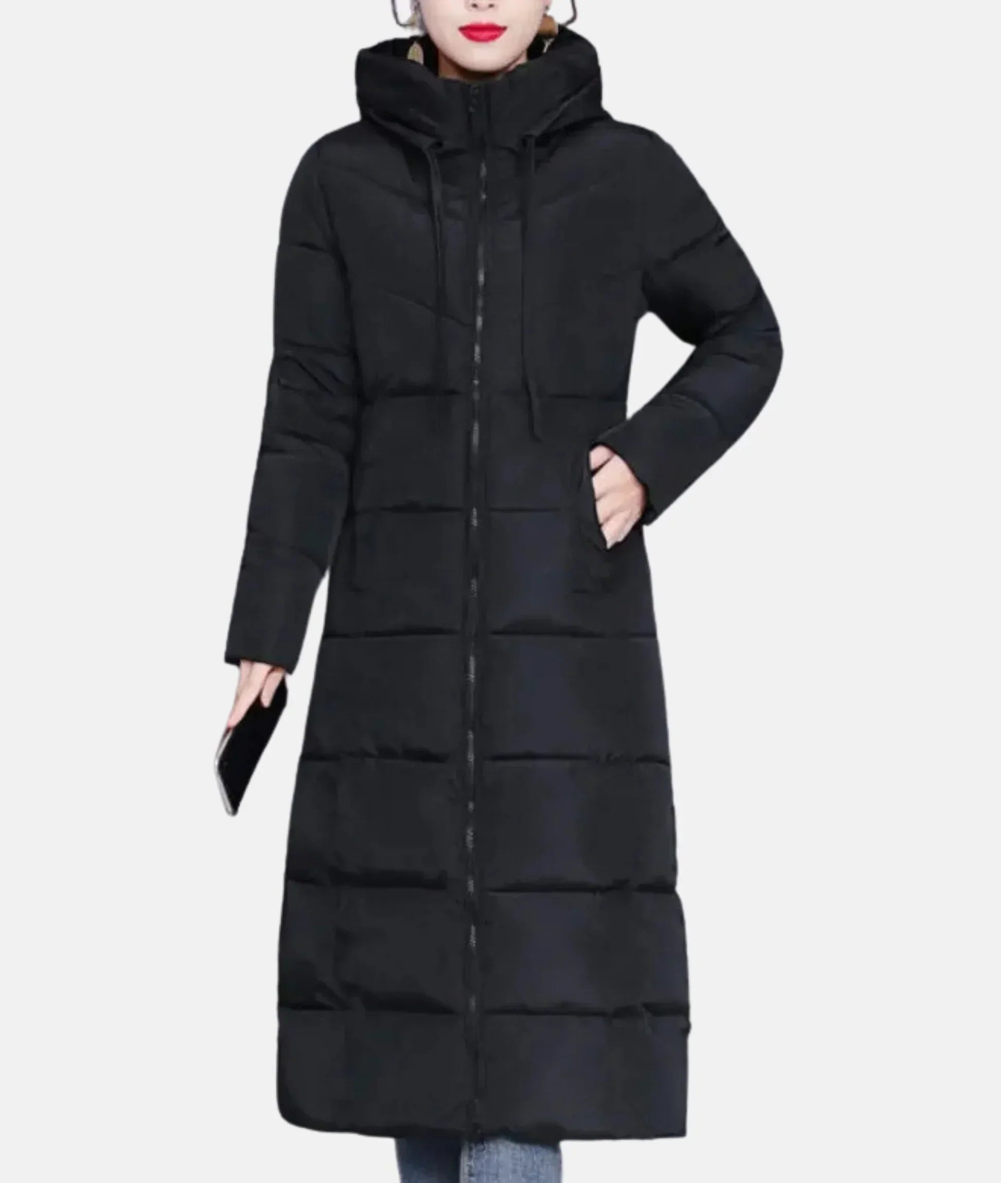 Manteau Long d'Hiver Élégant pour Femmes