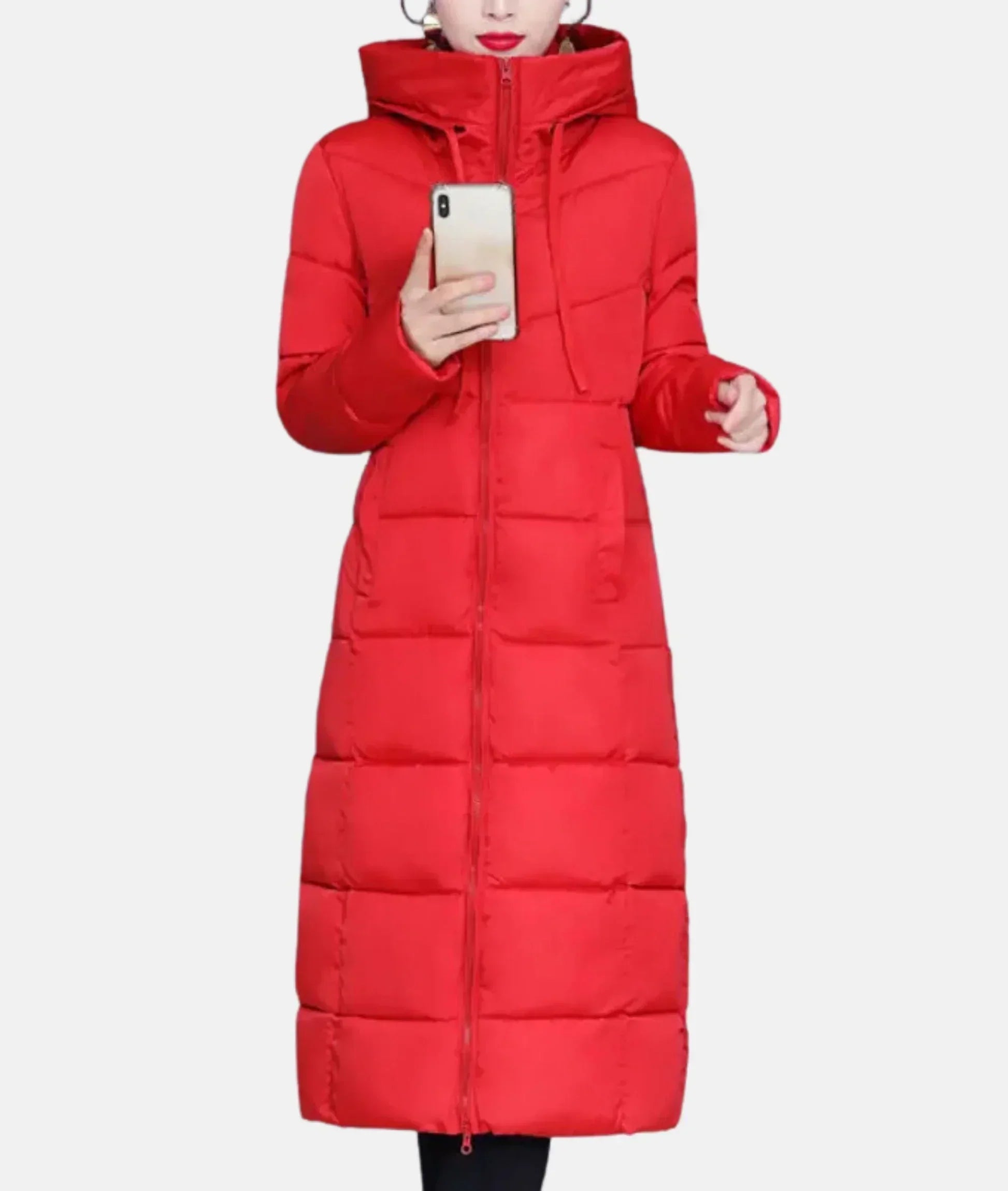 Manteau Long d'Hiver Élégant pour Femmes