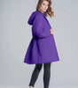 Imperméable Élégant à Capuche pour Femmes