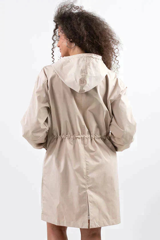 Imperméable Élégant à Capuche pour Femmes