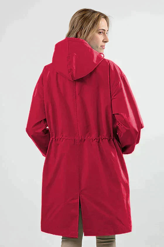 Imperméable Élégant à Capuche pour Femmes
