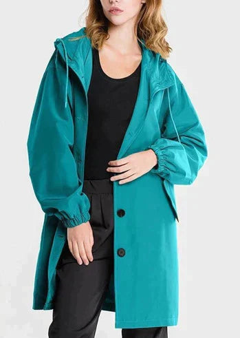 Imperméable Élégant à Capuche pour Femmes