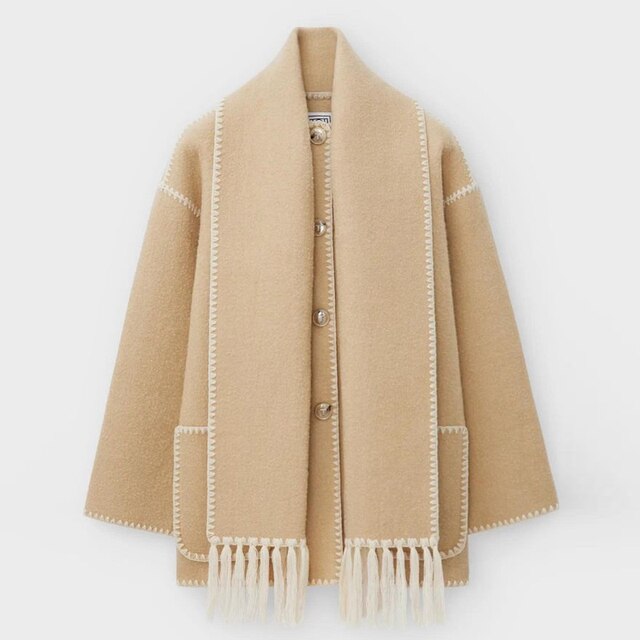 Manteau Long Matelassé d'Hiver pour Femmes