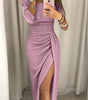 Robe Midi Brillante Épaules Dénudées pour Femme | Idéale pour les Sorties