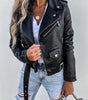 Veste Urbaine Chic en Faux Cuir pour Femmes