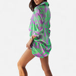 Ensemble Chemise Boutonnée et Shorts pour Femme