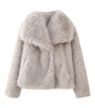 Manteau Élégant en Fausse Fourrure pour Femmes