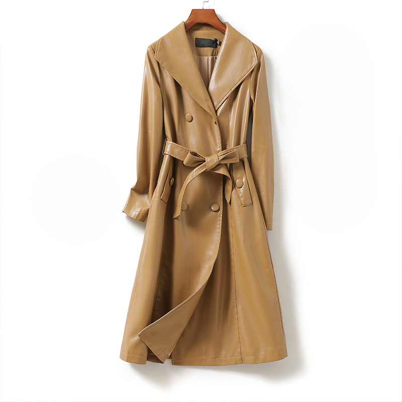 Trench en Cuir pour Femme