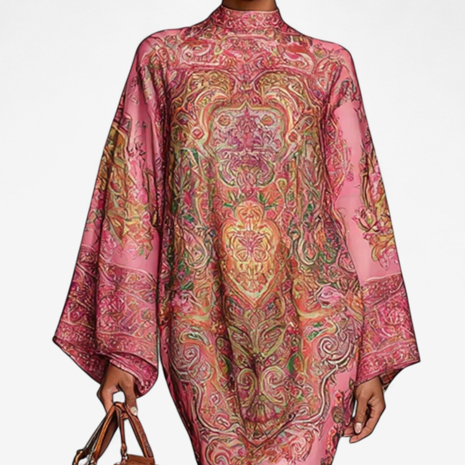 Robe Caftan Imprimée pour Femmes